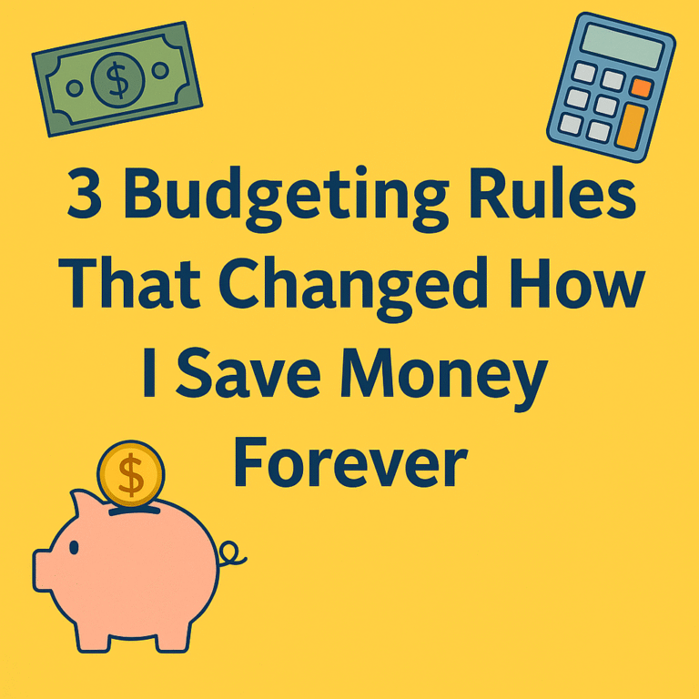 💰 Budgeting Rules That Changed My Life: 3 Simple Money Habits That Work